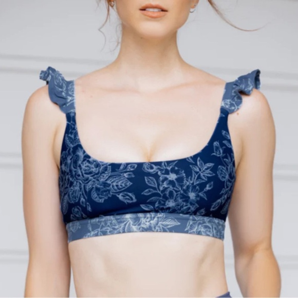 Blogilates Romance Ruffle Bra